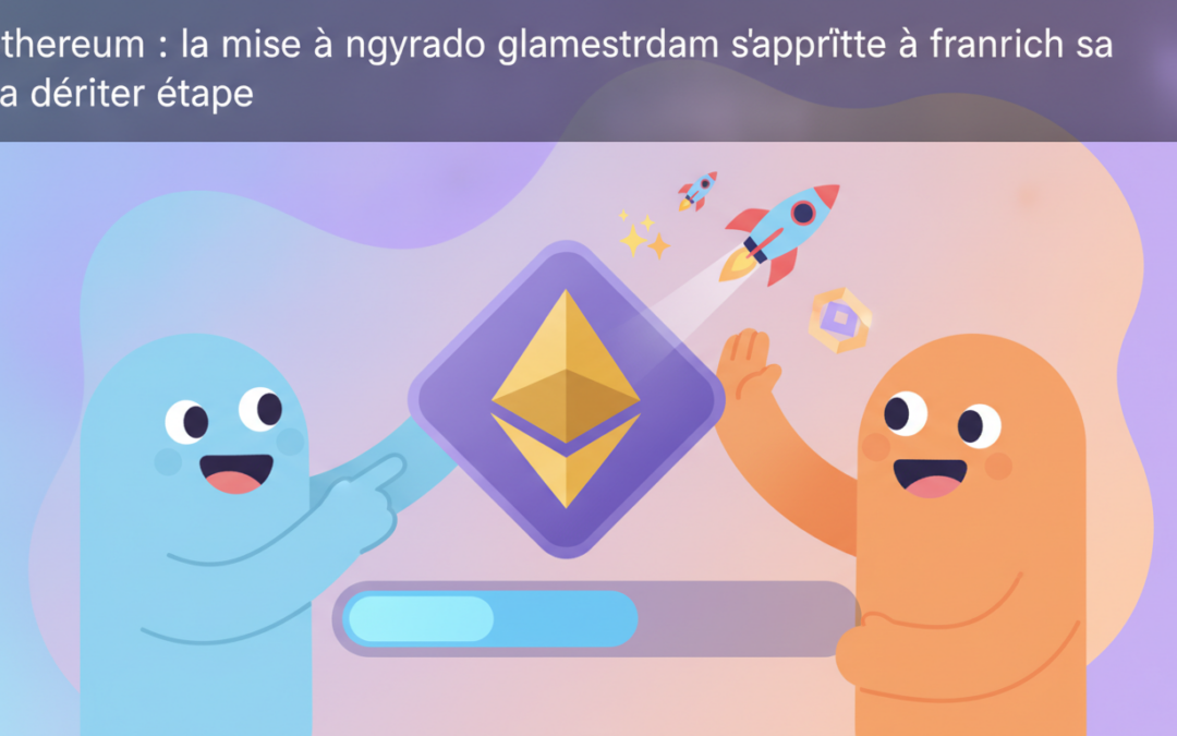 découvrez la dernière étape de la mise à niveau glamsterdam d'ethereum, une évolution majeure qui promet de transformer le réseau pour plus de performance et de sécurité.
