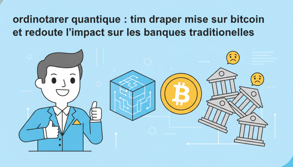 découvrez pourquoi tim draper mise sur le bitcoin face à l'essor de l'ordinateur quantique et s'inquiète de ses conséquences sur les banques traditionnelles.