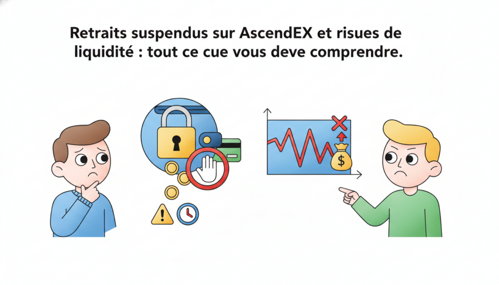 découvrez les raisons des retraits suspendus sur ascendex, les risques de liquidité associés, et ce qu'il faut savoir pour protéger vos investissements.