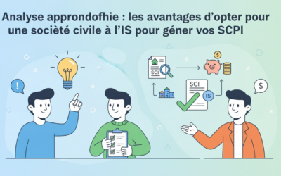 Analyse approfondie : Les avantages d’opter pour une Société Civile à l’IS pour gérer vos SCPI