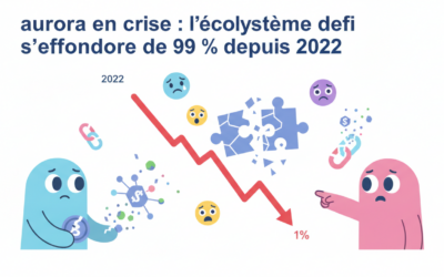 Aurora en crise : L’écosystème DeFi s’effondre de 99 % depuis 2022