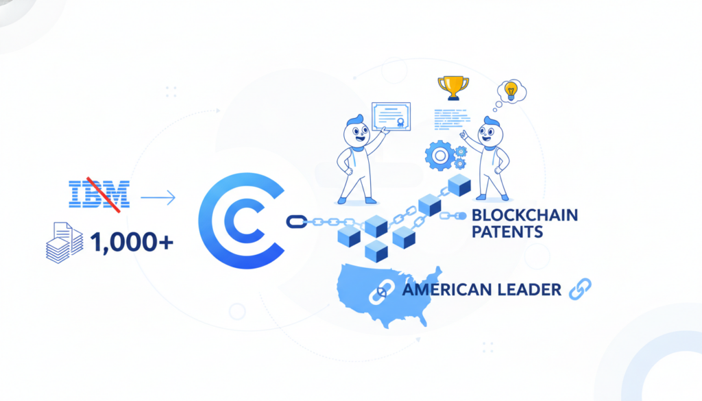 circle renforce sa position de leader américain en acquérant près de 1 000 brevets blockchain d'ibm, marquant une avancée majeure dans le secteur des technologies décentralisées.