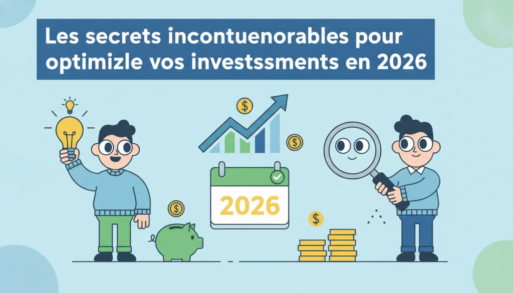 découvrez les secrets incontournables pour optimiser vos investissements en 2026 et maximiser vos gains grâce à des stratégies éprouvées et des conseils d'experts.