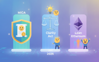 MiCA, CLARITY Act et « Lean Ethereum » : les trois piliers qui transformeront 2026