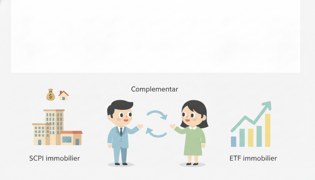 découvrez comment combiner scpi et etf immobilier pour diversifier et optimiser votre investissement en pierre-papier, en alliant rendement et flexibilité.