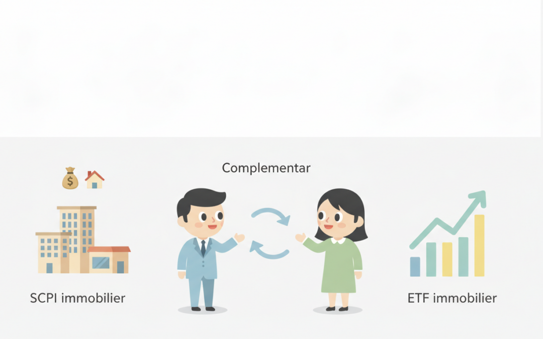 découvrez comment combiner scpi et etf immobilier pour diversifier et optimiser votre investissement en pierre-papier, en alliant rendement et flexibilité.