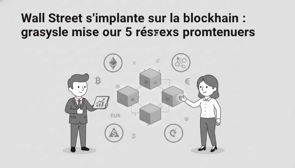 découvrez comment wall street s'implante sur la blockchain avec grayscale qui investit dans 5 réseaux prometteurs, révolutionnant ainsi le paysage financier.