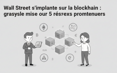 Wall Street s’implante sur la blockchain : Grayscale mise sur 5 réseaux prometteurs
