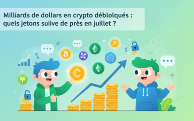 milliards de dollars en crypto débloqués : Quels jetons suivre de près en juillet ?