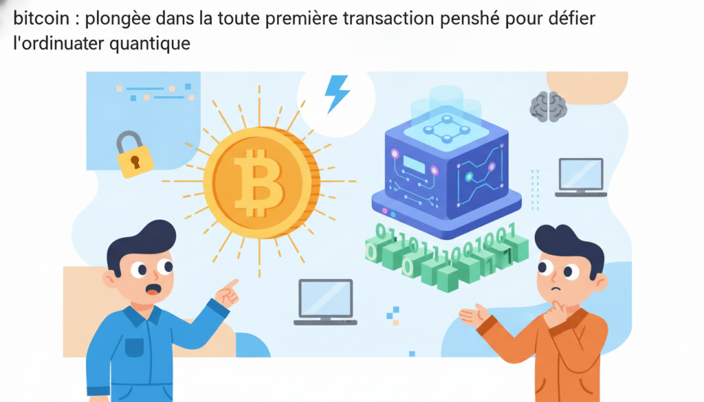 découvrez l'histoire fascinante de la toute première transaction bitcoin conçue pour résister aux attaques des ordinateurs quantiques, une avancée clé pour la sécurité des cryptomonnaies.