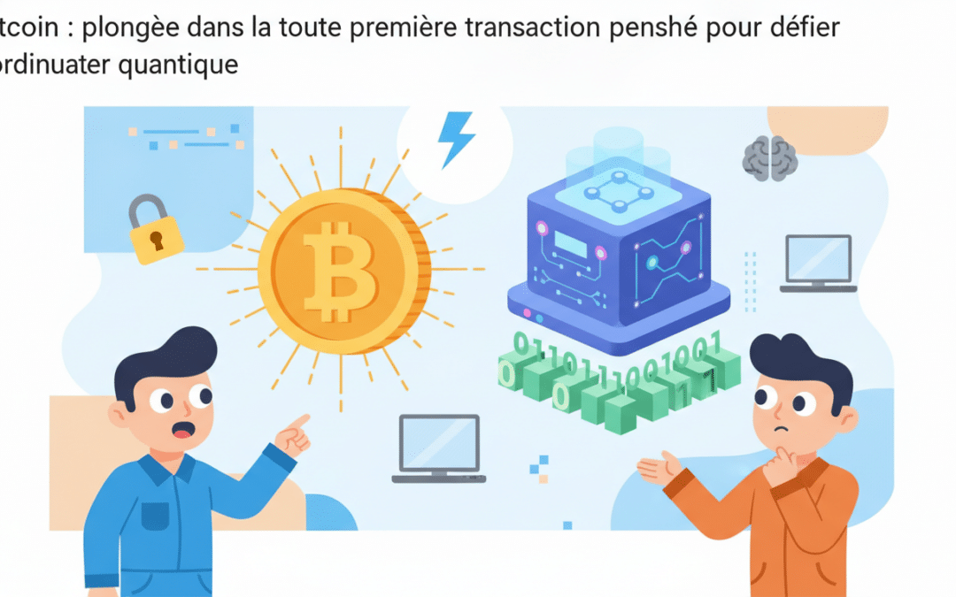 découvrez l'histoire fascinante de la toute première transaction bitcoin conçue pour résister aux attaques des ordinateurs quantiques, une avancée clé pour la sécurité des cryptomonnaies.