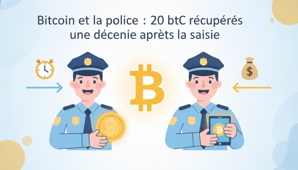 découvrez comment la police a récupéré 20 btc une décennie après leur saisie, révélant les enjeux et l'évolution du bitcoin au fil des années.