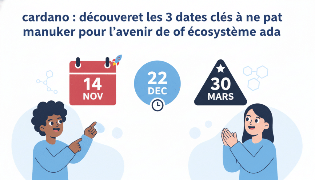 explorez les 3 dates essentielles à connaître pour suivre l’évolution et l’avenir prometteur de l’écosystème cardano (ada).