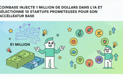 Coinbase injecte 1 million de dollars dans l’IA et sélectionne 10 startups prometteuses pour son accélérateur Base