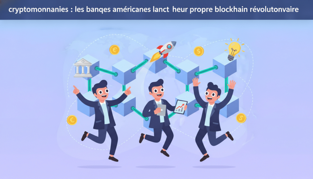 découvrez comment les banques américaines révolutionnent le secteur financier en lançant leur propre blockchain dédiée aux cryptomonnaies, alliant sécurité et innovation.