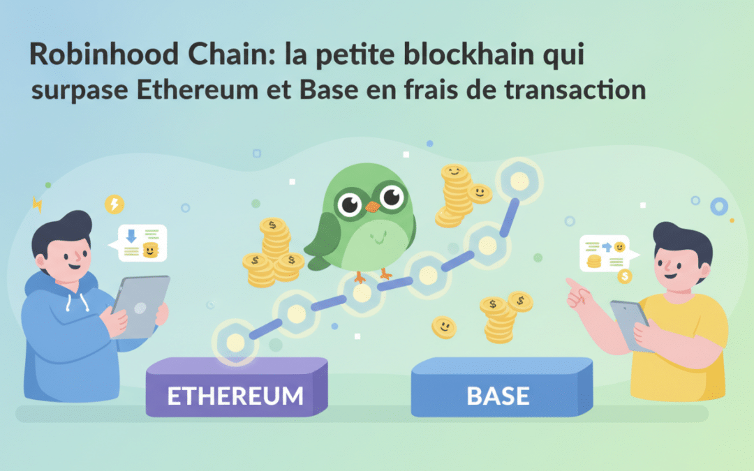 découvrez robinhood chain, la petite blockchain innovante qui offre des frais de transaction inférieurs à ceux d'ethereum et base, alliant rapidité et économies pour vos opérations blockchain.