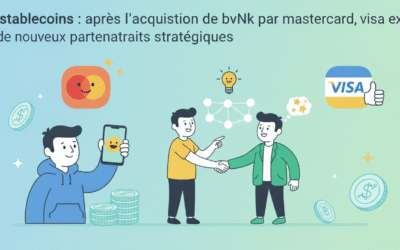 Stablecoins : Après l&rsquo;acquisition de BVNK par Mastercard, Visa explore de nouveaux partenariats stratégiques