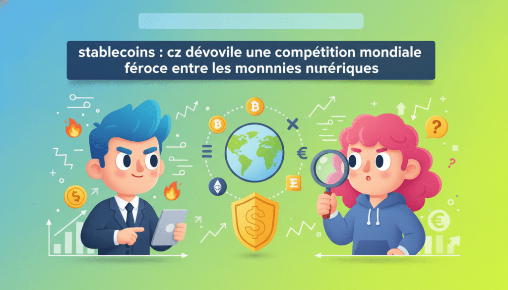 découvrez comment cz révèle une compétition mondiale intense entre les stablecoins, les monnaies numériques stables qui révolutionnent la finance.