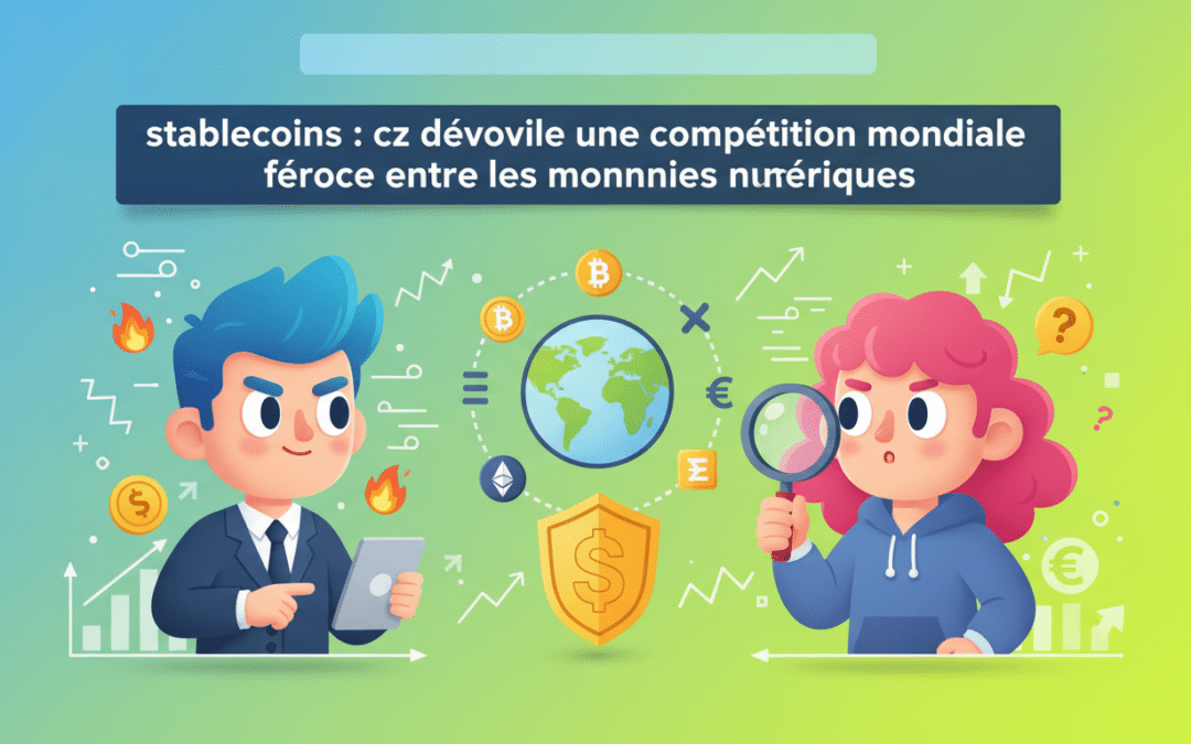 Stablecoins : CZ dévoile une compétition mondiale féroce entre les monnaies numériques