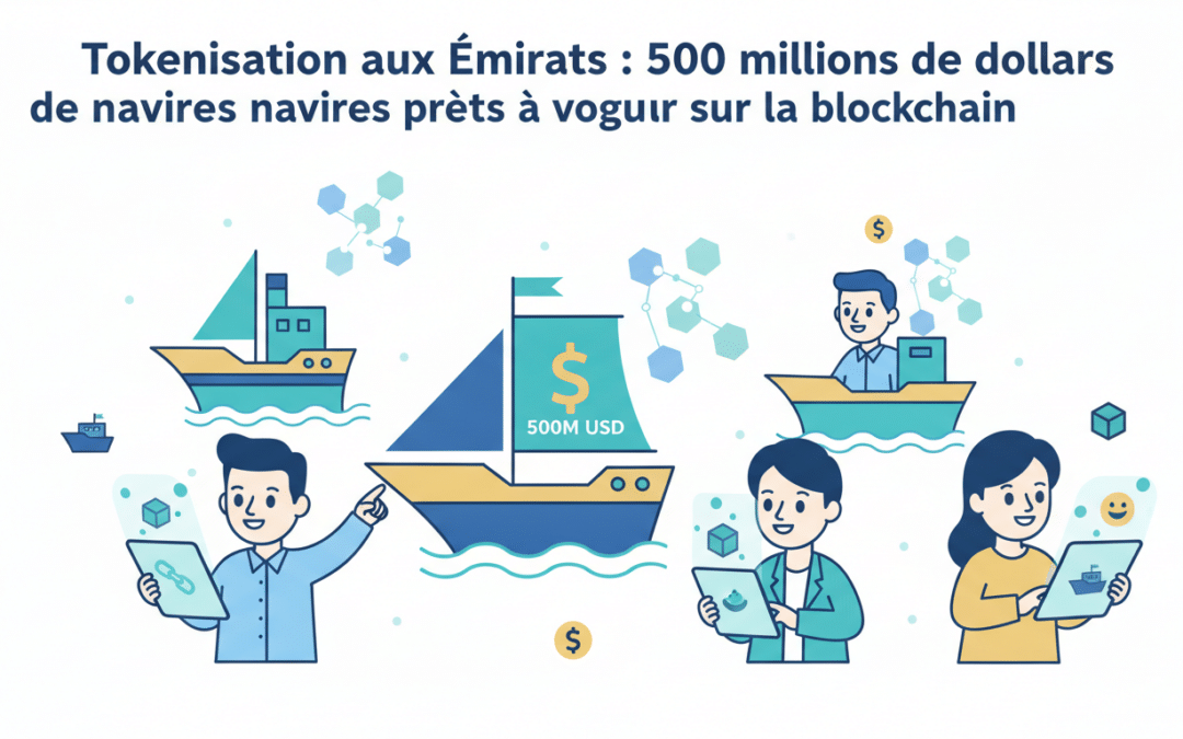 découvrez comment la tokenisation aux émirats transforme l'industrie maritime avec 500 millions de dollars de navires intégrés à la blockchain, révolutionnant la gestion et les échanges.