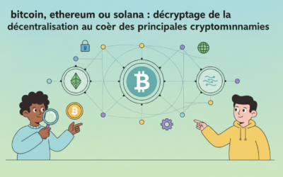 Bitcoin, Ethereum ou Solana : Décryptage de la décentralisation au cœur des principales cryptomonnaies