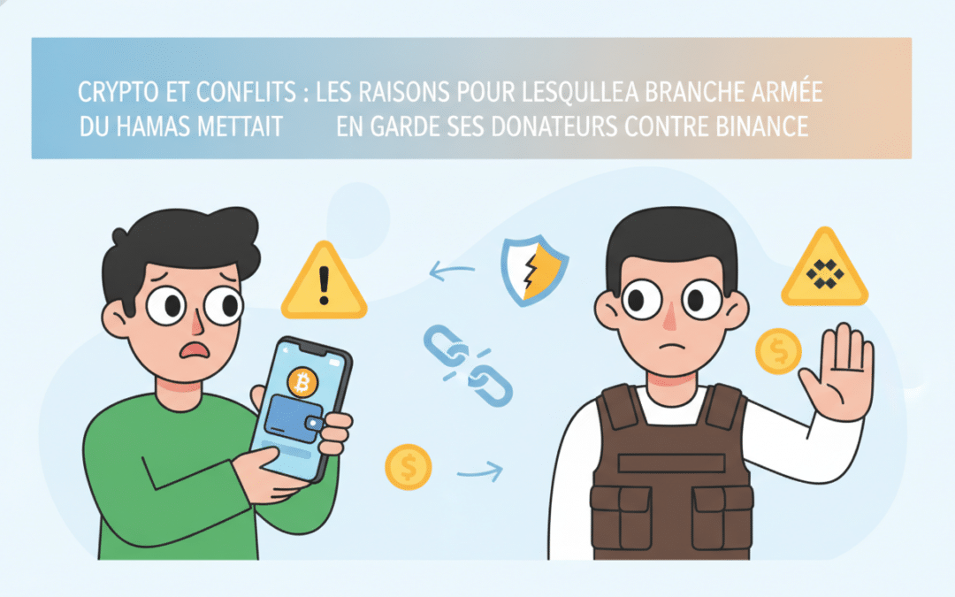 découvrez pourquoi la branche armée du hamas a averti ses donateurs contre l'utilisation de binance, explorant les liens entre cryptomonnaies et conflits géopolitiques.