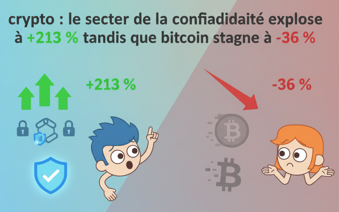 découvrez l'explosion de plus de 213 % du secteur de la confidentialité en crypto-monnaies, contrastant avec la stagnation de bitcoin à -36 %. analyse des tendances actuelles du marché.