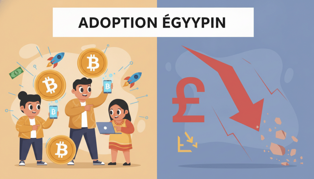 découvrez comment l'égypte connaît une adoption rapide du bitcoin en réponse à la dévaluation spectaculaire de la livre égyptienne, transformant le paysage économique du pays.