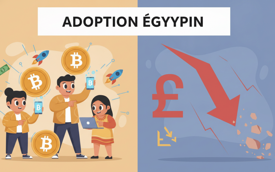 Égypte : L’adoption fulgurante du Bitcoin face à la chute vertigineuse de la livre