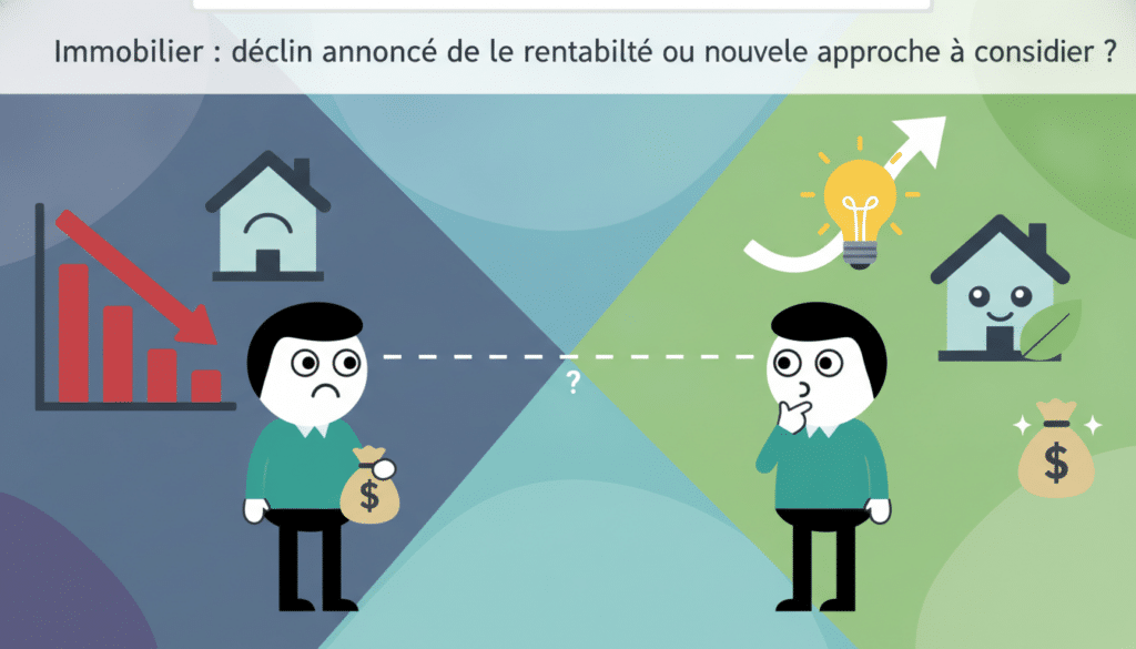 découvrez si le secteur immobilier fait face à un déclin annoncé de la rentabilité ou s’il s’agit d’une opportunité pour adopter une nouvelle approche d’investissement.