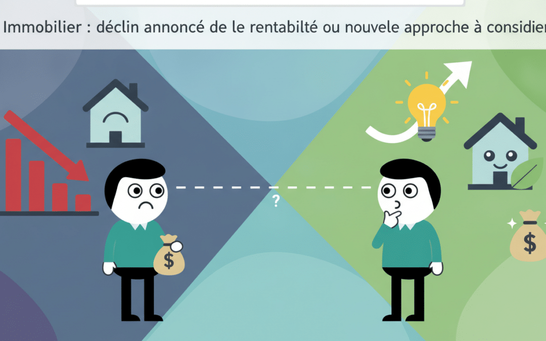 découvrez si le secteur immobilier fait face à un déclin annoncé de la rentabilité ou s’il s’agit d’une opportunité pour adopter une nouvelle approche d’investissement.