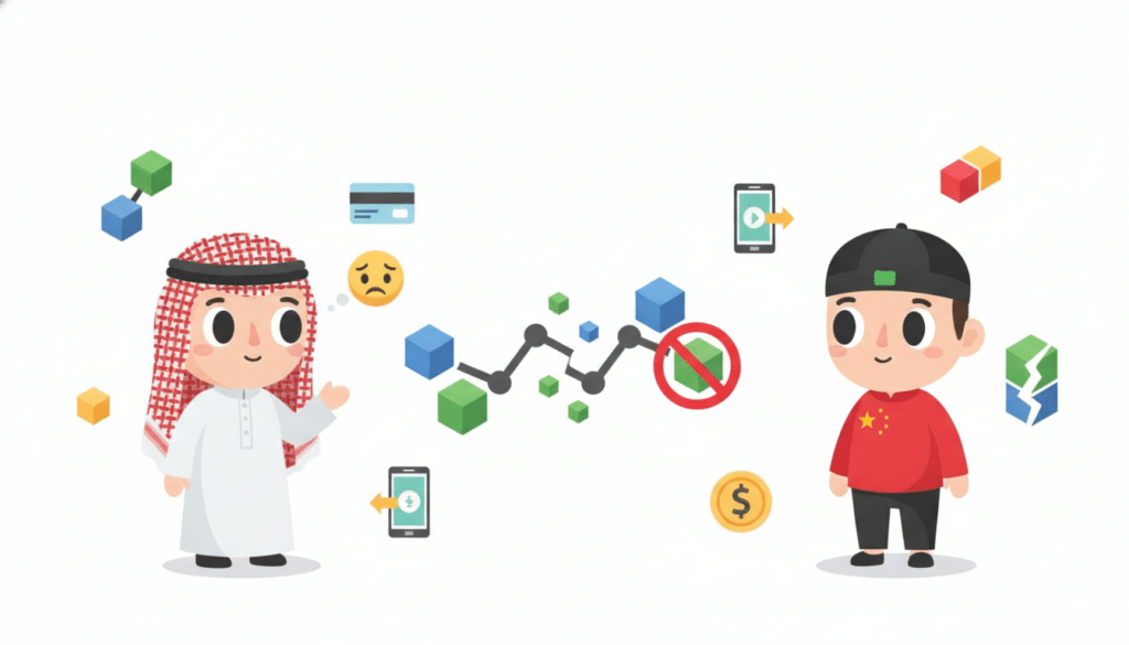 l’arabie saoudite décide de ne plus utiliser le système de paiement blockchain développé par la chine, marquant un tournant dans sa stratégie technologique et économique.