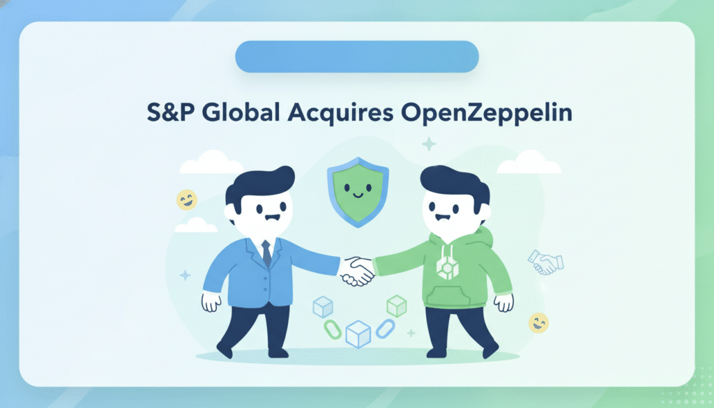 s&p global annonce l'acquisition d'openzeppelin, un leader mondialement reconnu dans la sécurité blockchain, renforçant ainsi son expertise et ses solutions dans la technologie blockchain.