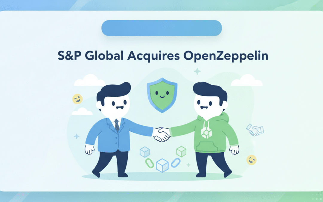 s&p global annonce l'acquisition d'openzeppelin, un leader mondialement reconnu dans la sécurité blockchain, renforçant ainsi son expertise et ses solutions dans la technologie blockchain.