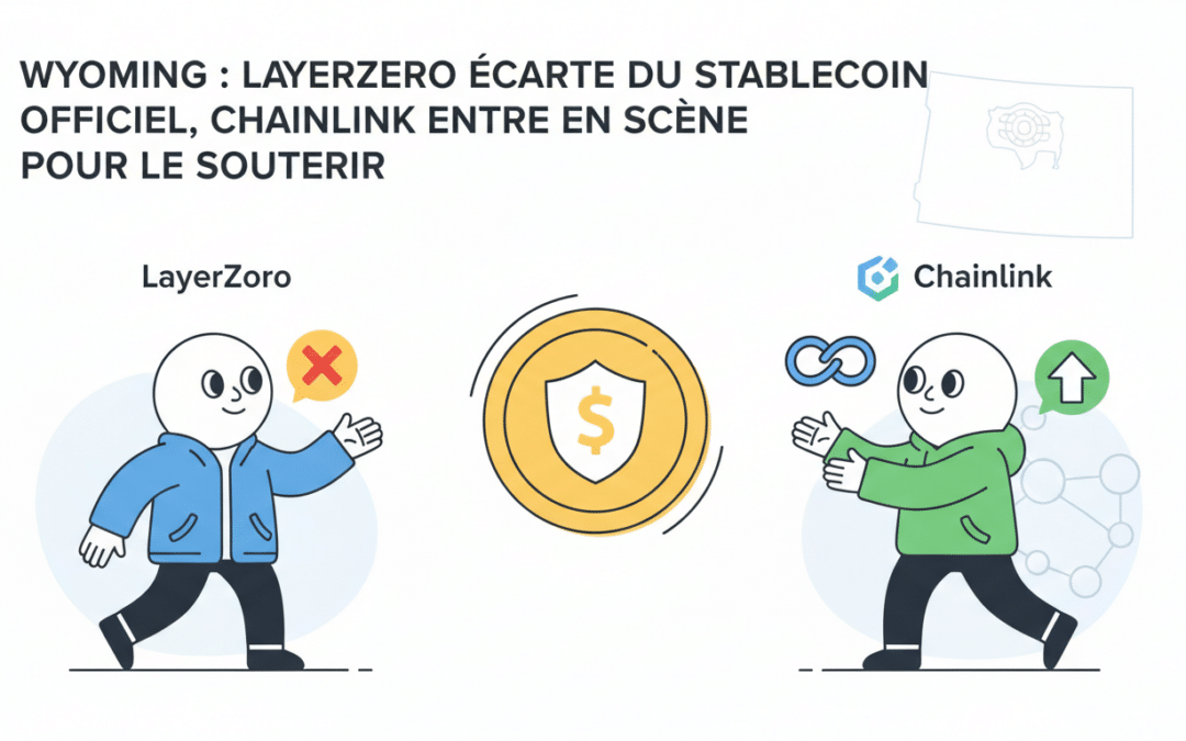 découvrez comment layerzero est écarté du stablecoin officiel du wyoming et comment chainlink prend le relais pour le soutenir dans cette nouvelle étape du projet.