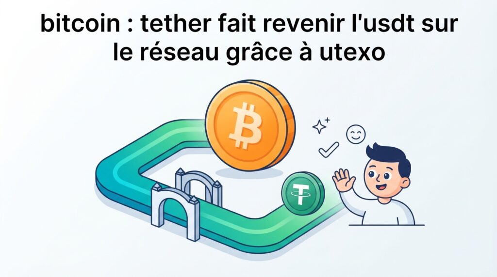 tether s’appuie sur utexo pour faire revenir l’usdt sur le réseau bitcoin et faciliter les paiements en stablecoin.